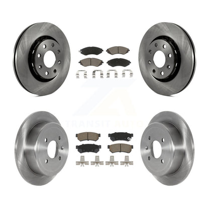 Kit de rotors de frein à disque avant et arrière et plaquettes en céramique pour Chevrolet Spark EV