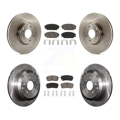 Kit de rotors de frein à disque avant et arrière et plaquettes en céramique pour Hyundai Veracru 2007-2012