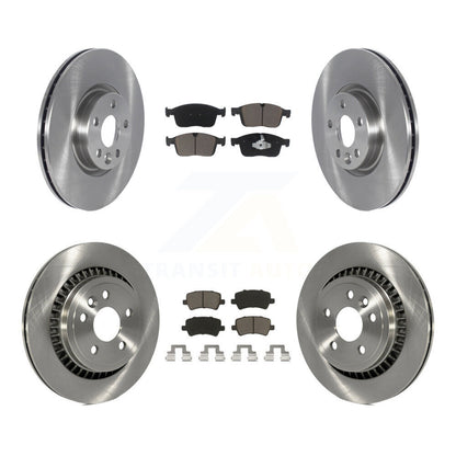 Kit de rotors de frein à disque avant et arrière et plaquettes en céramique pour Volvo XC60 K8C-101333