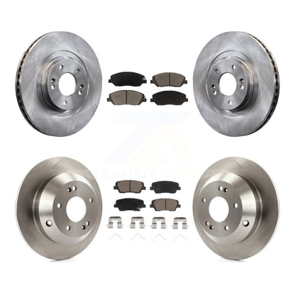 Kit de rotors de frein à disque avant et arrière et plaquettes en céramique, pour Hyundai Santa Fe XL