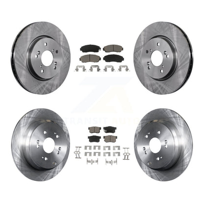 Kit de rotors de frein à disque avant et arrière et plaquettes en céramique pour Acura RDX K8C-101335