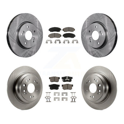 Kit de rotors de frein à disque avant et arrière et plaquettes en céramique pour Honda Accord Crosstour