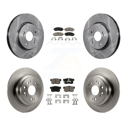 Kit de rotors de frein à disque avant et arrière et plaquettes en céramique pour Honda Crosstour Accord
