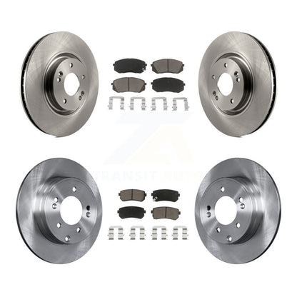 Kit de rotors de frein à disque avant et arrière et plaquettes en céramique, pour Hyundai Tucson Kia Cadenz