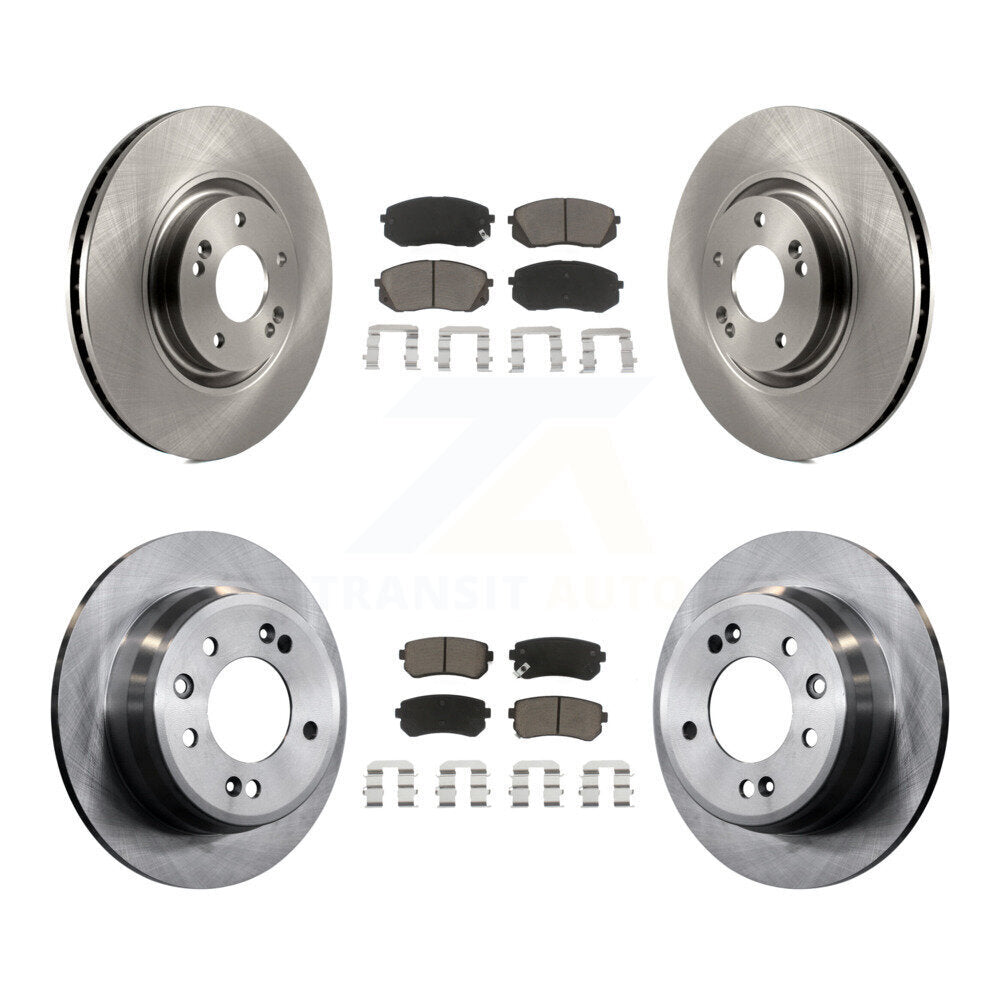 Kit de rotors de frein à disque avant et arrière et plaquettes en céramique pour Hyundai Tucson K8C-101345