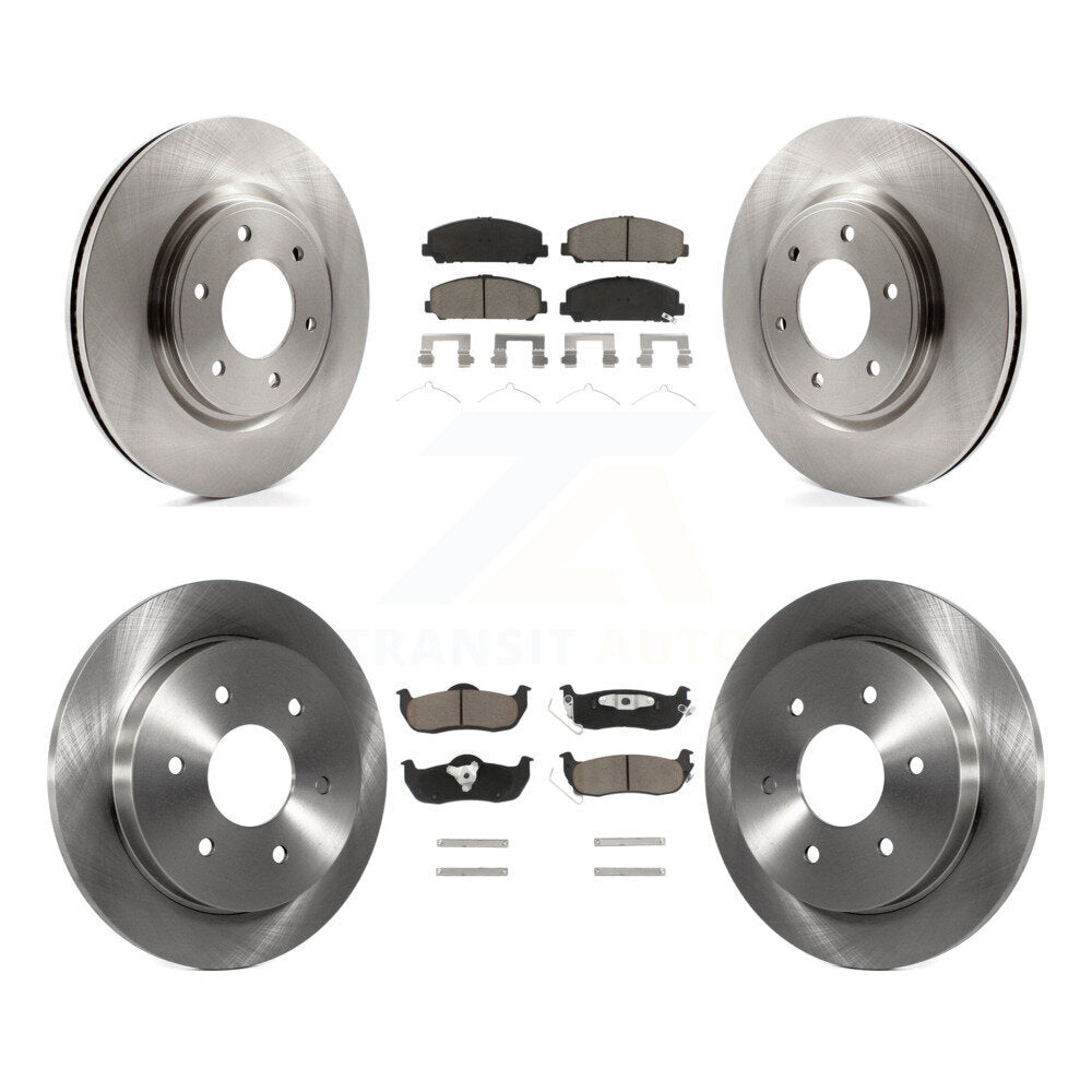 Kit de rotor de frein avant et arrière et plaquettes en céramique, pour Nissan TITAN Armada INFINITI QX5
