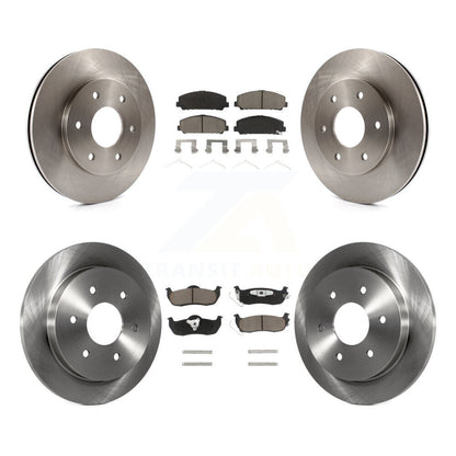 Kit de rotors de frein à disque avant et arrière et plaquettes en céramique pour INFINITI QX56 K8C-101359