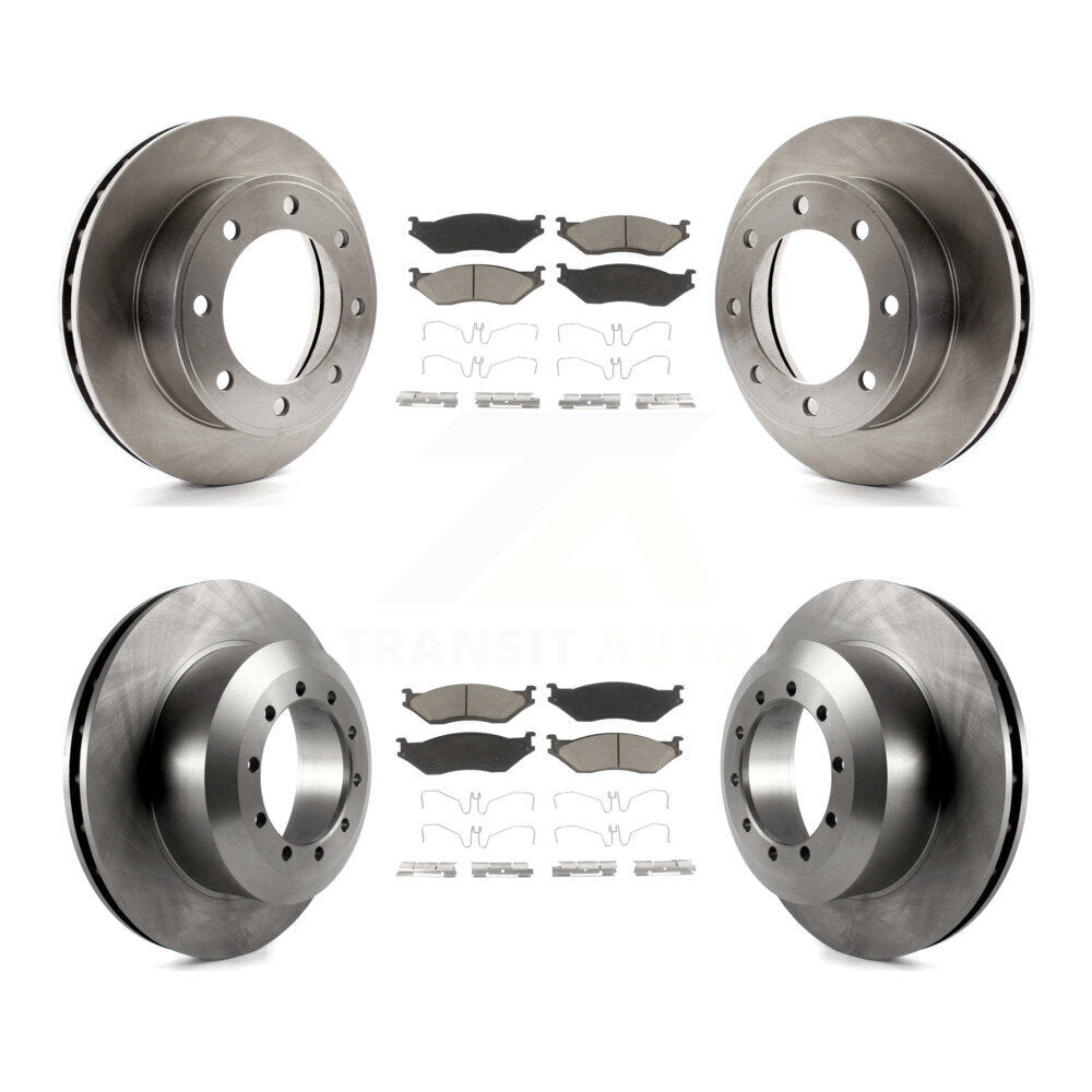 Kit de plaquettes en céramique pour Rotor de frein à disque avant et arrière, pour Ford F-450 Super Duty F-55 1999