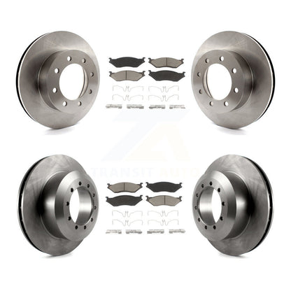 Kit de rotor de frein avant et arrière et plaquettes en céramique, pour Ford E-550 Super Duty F-450 F-55