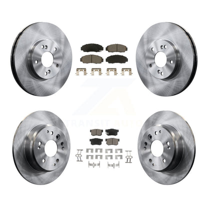 Kit de rotors de frein à disque avant et arrière et plaquettes en céramique pour Acura TL K8C-101367