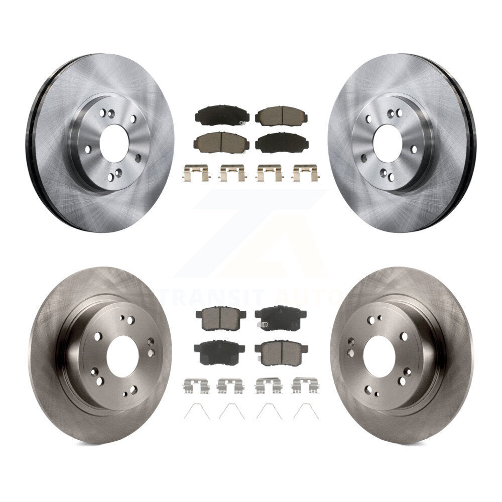 Kit de rotors de frein à disque avant et arrière et plaquettes en céramique, pour Honda Accord Acura TSX