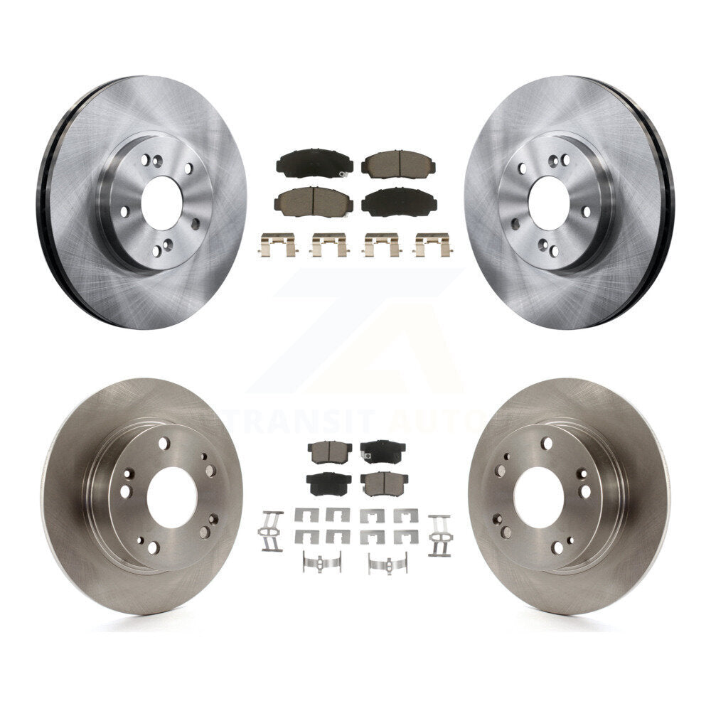 Kit de rotors de frein à disque avant et arrière et plaquettes en céramique, pour Honda Accord Acura TSX