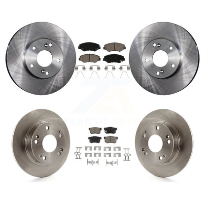 Kit de rotors de frein à disque avant et arrière et plaquettes en céramique pour Honda Accord K8C-101371