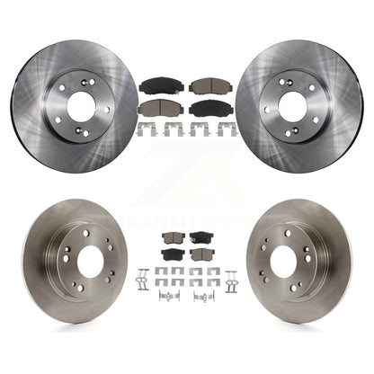 Kit de rotors de frein à disque avant et arrière et plaquettes en céramique pour Honda Accord K8C-101372