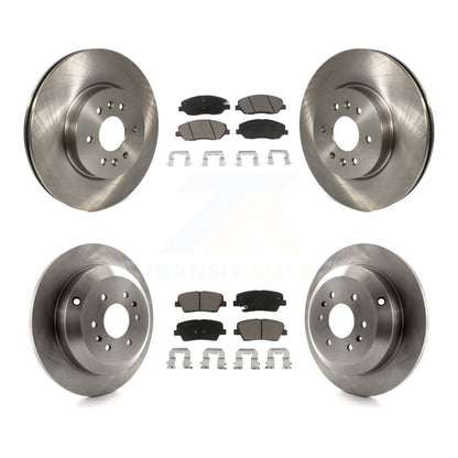 Kit de rotors de frein à disque avant et arrière et plaquettes en céramique pour Kia Borrego 2009-2011
