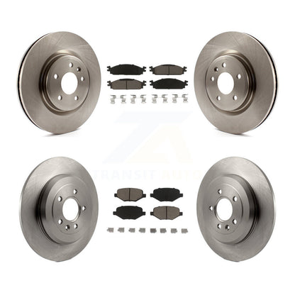 Kit de rotors de frein à disque avant et arrière et plaquettes en céramique pour Lincoln MKS 2009-2010