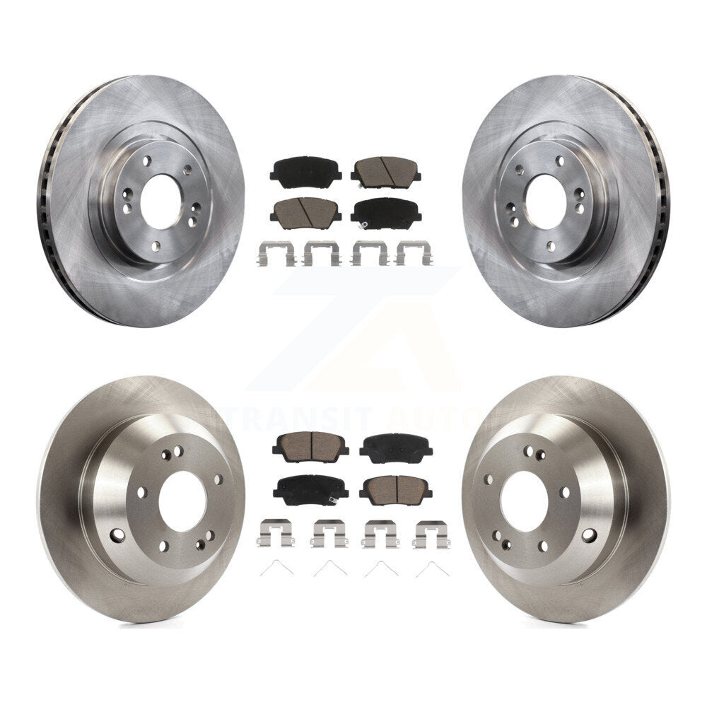 Kit de rotors de frein avant et arrière et plaquettes en céramique, pour Kia Sorento Hyundai Santa Fe Spor