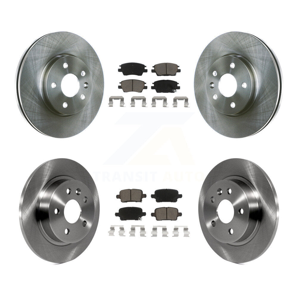 Kit de rotors de frein à disque avant et arrière et plaquettes en céramique pour Chevrolet Cruze K8C-10138