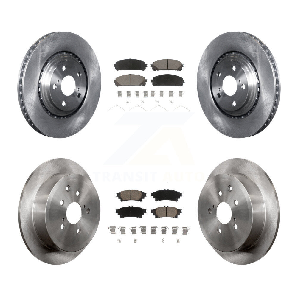 Kit de plaquettes de frein en céramique, Rotors avant et arrière, pour Toyota Sienna Highlander Lexus RX35