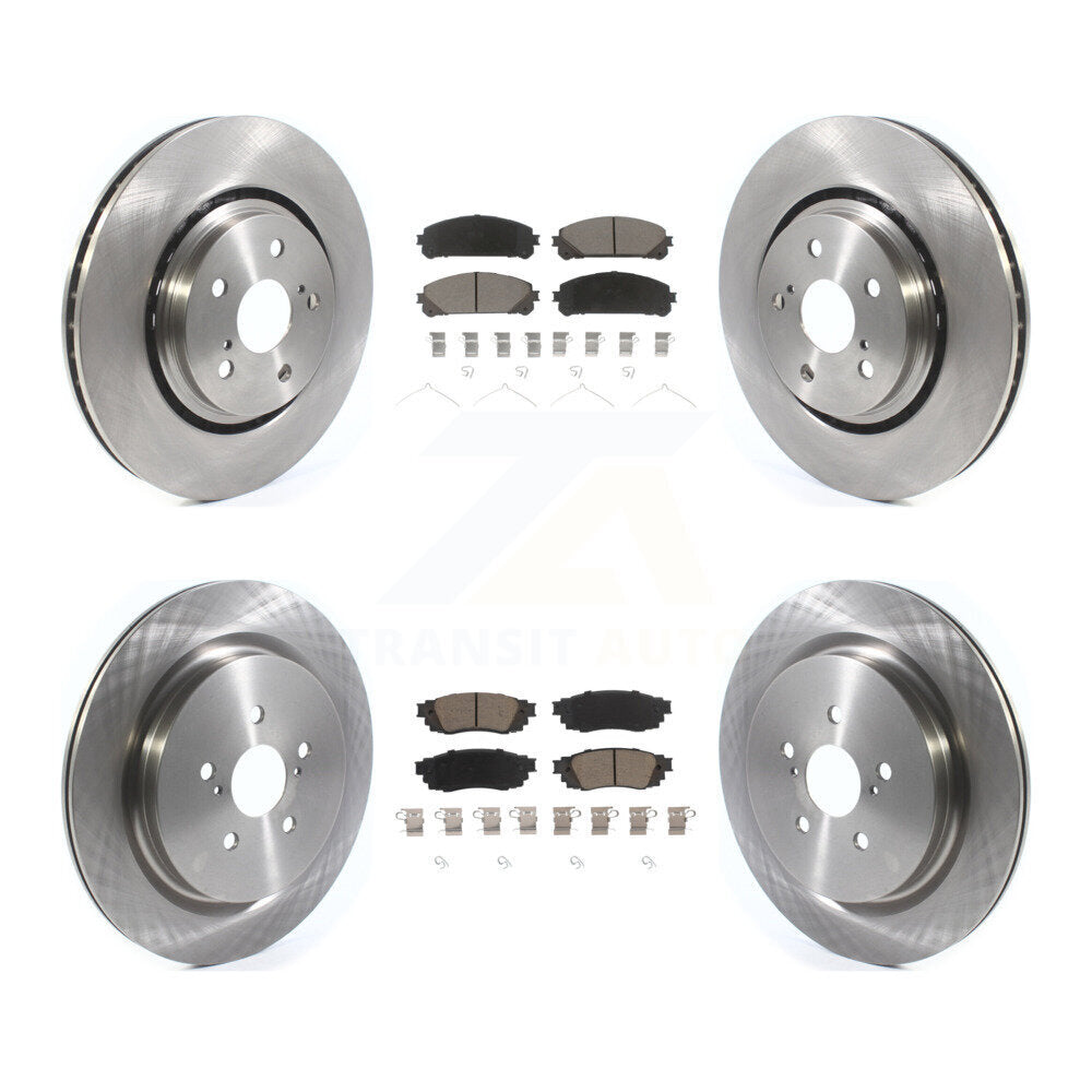 Kit de rotor de frein avant et arrière et plaquettes en céramique, pour Lexus RX350 RX450h RX350L RX450h