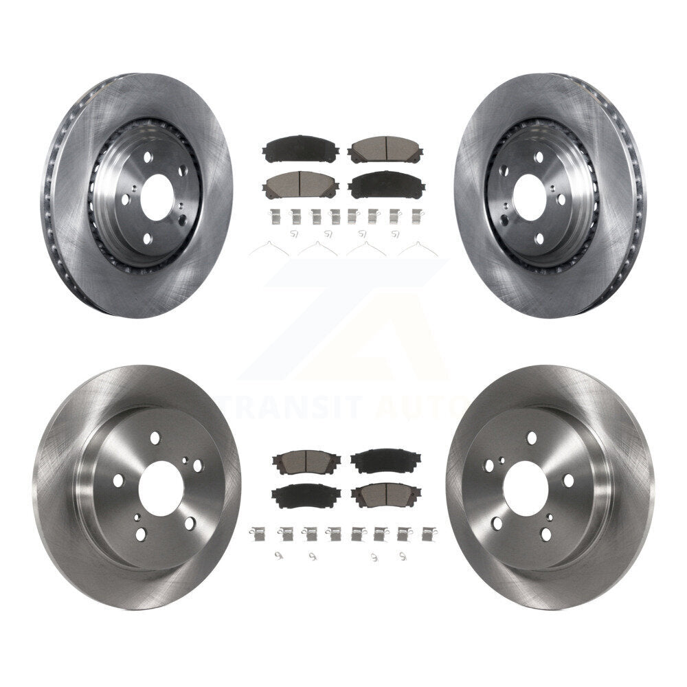 Kit de rotors de frein à disque avant et arrière et plaquettes en céramique pour Lexus NX300 NX200t NX300h