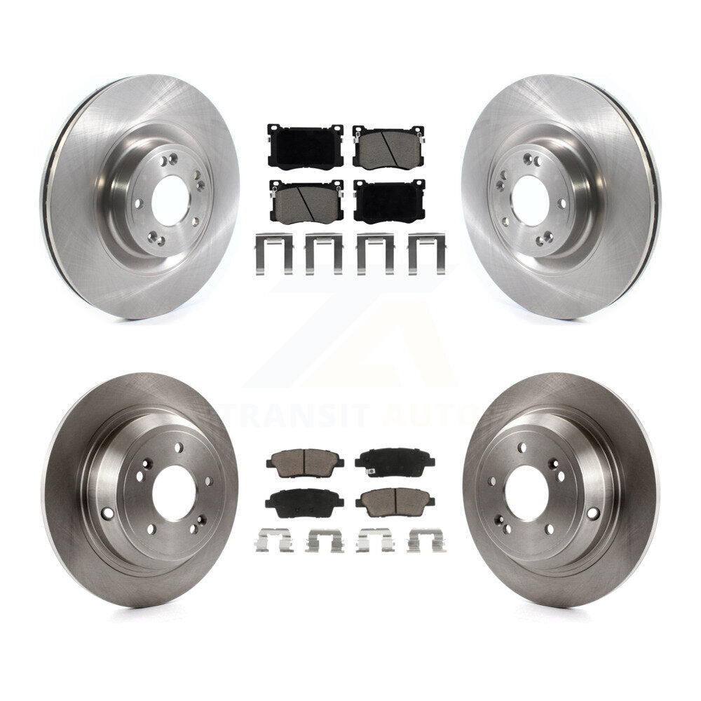Kit de rotor de frein avant et arrière et plaquettes en céramique, pour Hyundai Genesis G80 Kia K900 3.8