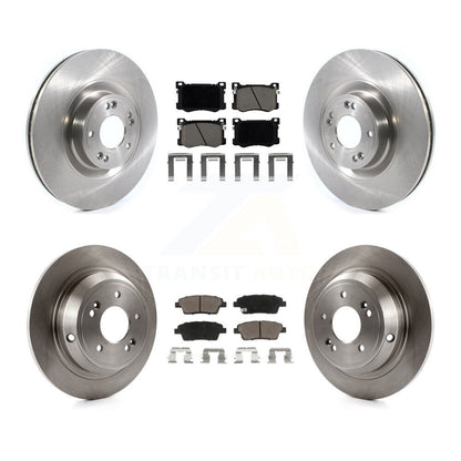 Kit de rotor de frein avant et arrière et plaquettes en céramique, pour Hyundai Genesis G80 Kia K900 3.8