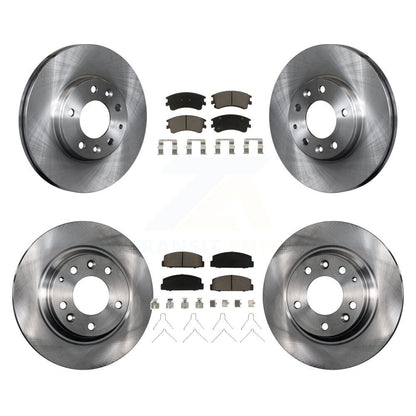 Kit de rotors de frein à disque avant et arrière et plaquettes en céramique pour Mazda 6 2003-2005
