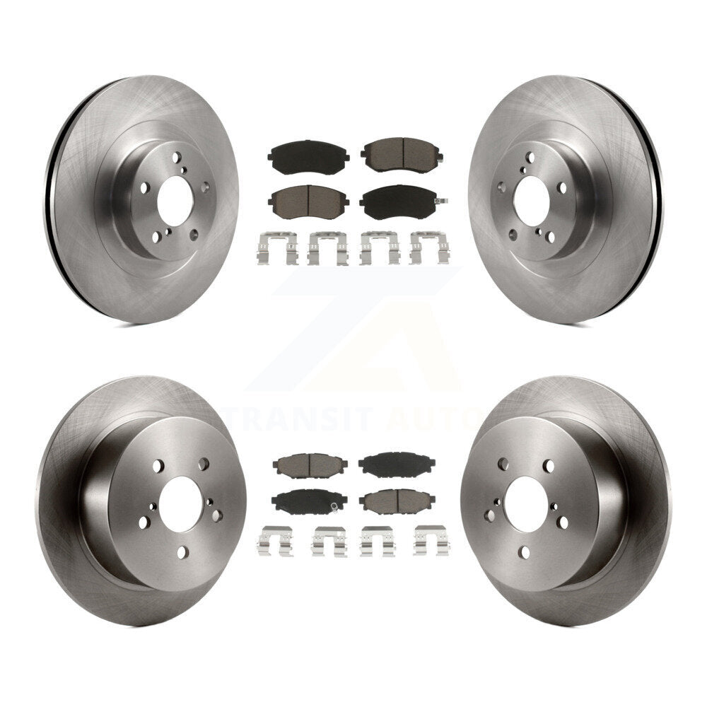 Kit de rotors de frein à disque avant et arrière et plaquettes en céramique pour Subaru Outback Legac 2005