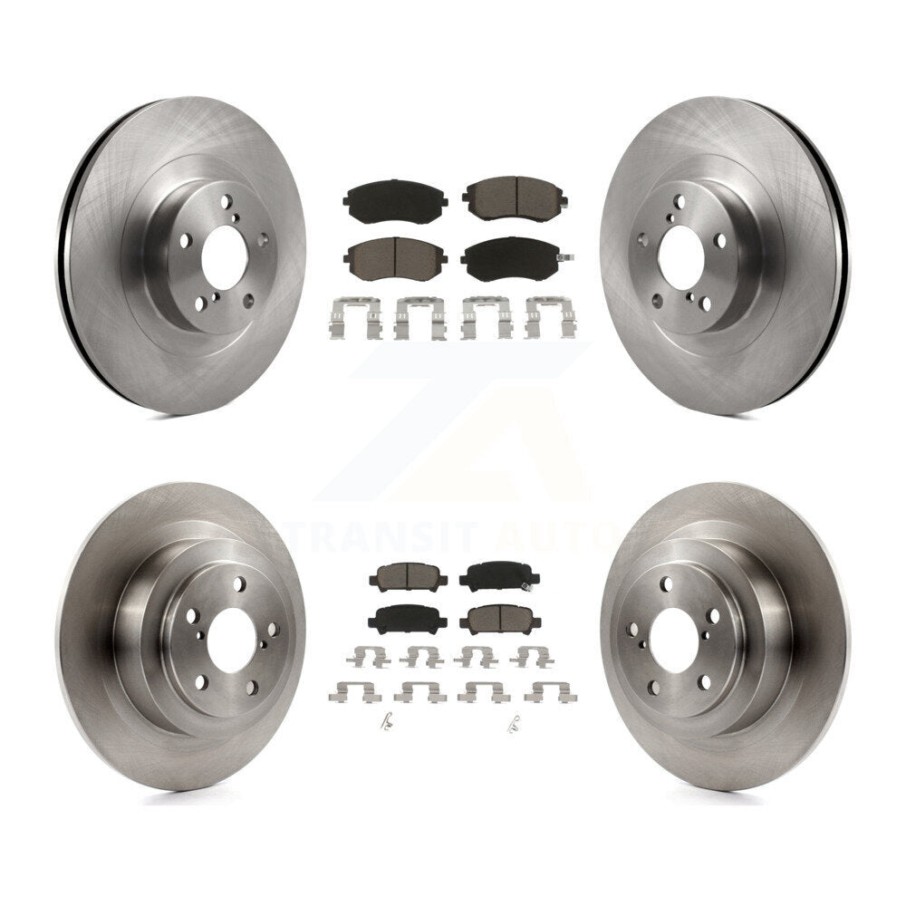 Kit de rotors de frein à disque avant et arrière et plaquettes en céramique, pour Subaru Outback Legacy Baj