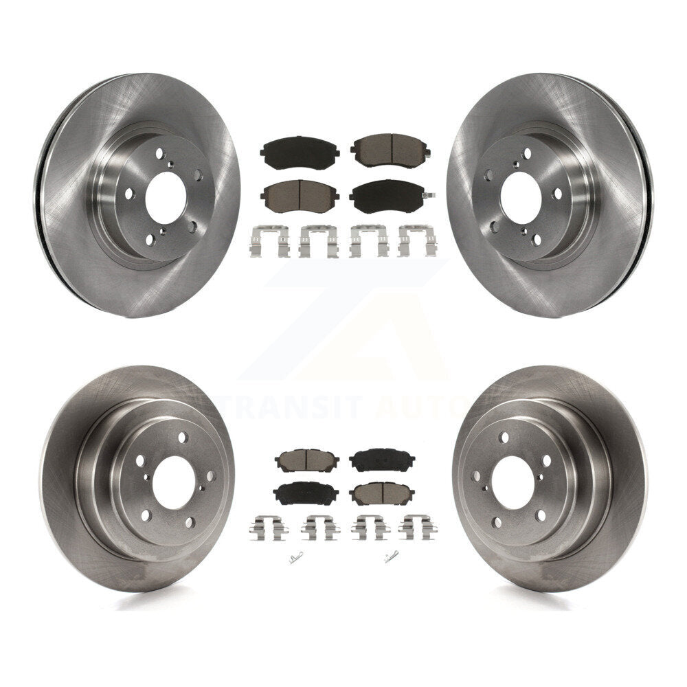 Kit de rotors de frein à disque avant et arrière et plaquettes en céramique pour Subaru Impreza Saab 9-2X