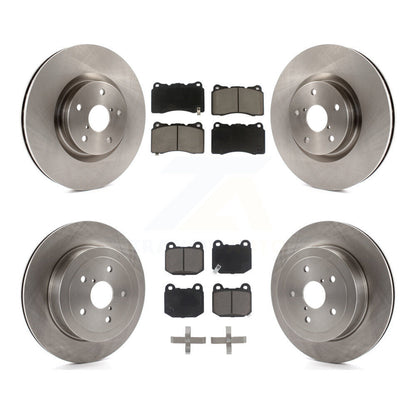 Kit de rotors de frein à disque avant et arrière et plaquettes en céramique pour Subaru Impreza K8C-101409