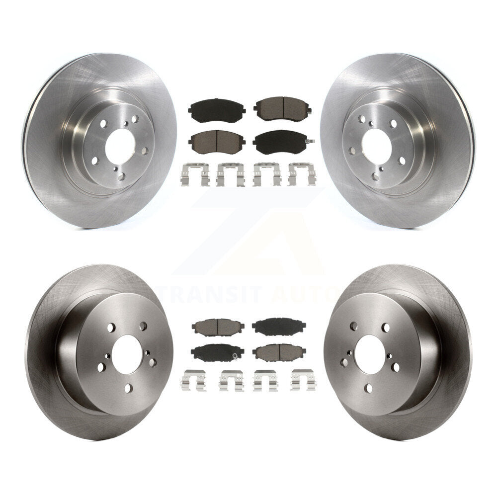 Kit de rotors de frein à disque avant et arrière et plaquettes en céramique pour Subaru Outback Legacy