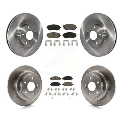 Rotors de frein avant et arrière et Kit de plaquettes en céramique pour Subaru Impreza Outback RS T 02-03