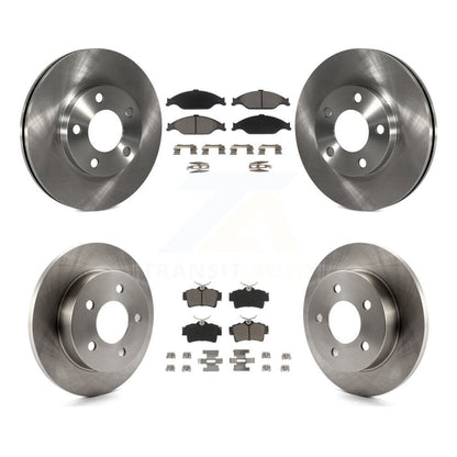 Kit de rotors de frein à disque avant et arrière et plaquettes en céramique pour Ford Mustang K8C-101416