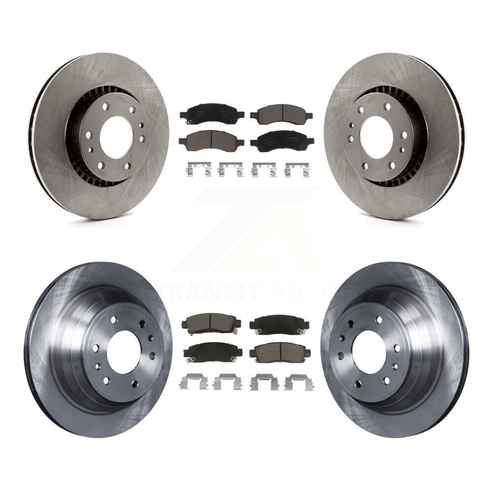 Kit de rotors de frein avant et arrière et plaquettes en céramique, pour Chevrolet Trailblazer GMC Envoy X