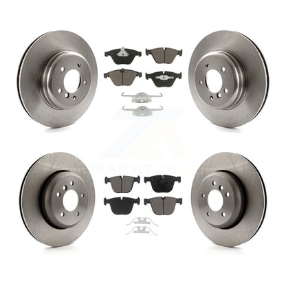 Rotors de frein à disque avant et arrière et Kit de plaquettes en céramique pour BMW 650i 645Ci 550i 545i 535