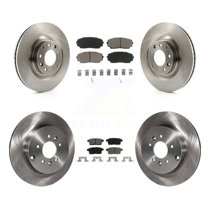 Kit de rotors de frein à disque avant et arrière et plaquettes en céramique pour Mazda CX-9 2007-2015