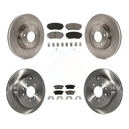 Kit de rotors de frein à disque avant et arrière et plaquettes en céramique pour Ford Edge Lincoln MKX