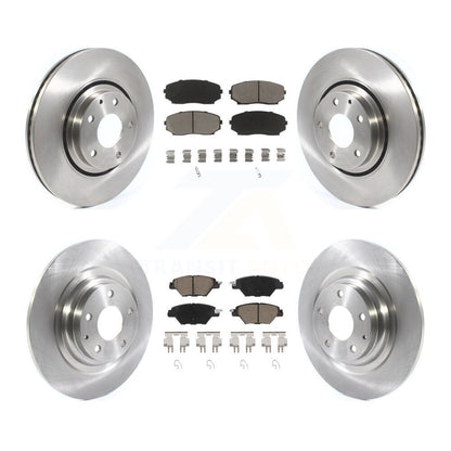Kit de rotors de frein à disque avant et arrière et plaquettes en céramique pour Mazda CX-9 2016 – 2023