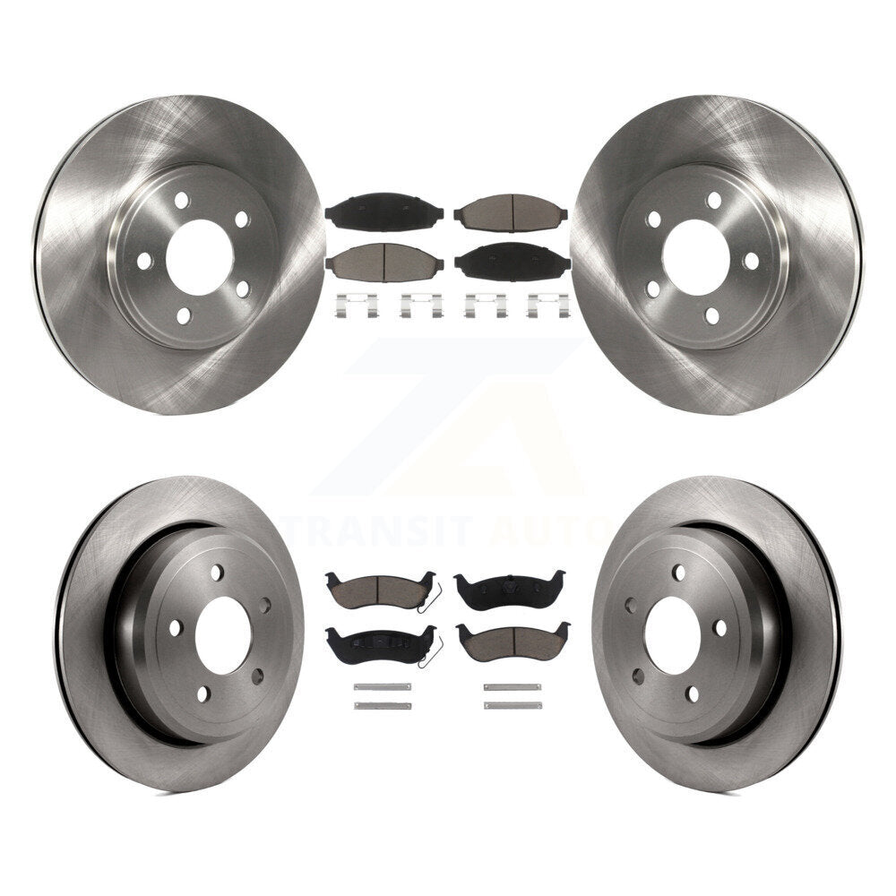 Kit de rotor de frein avant et arrière et plaquettes en céramique, pour Ford Crown Victoria Mercury Gran