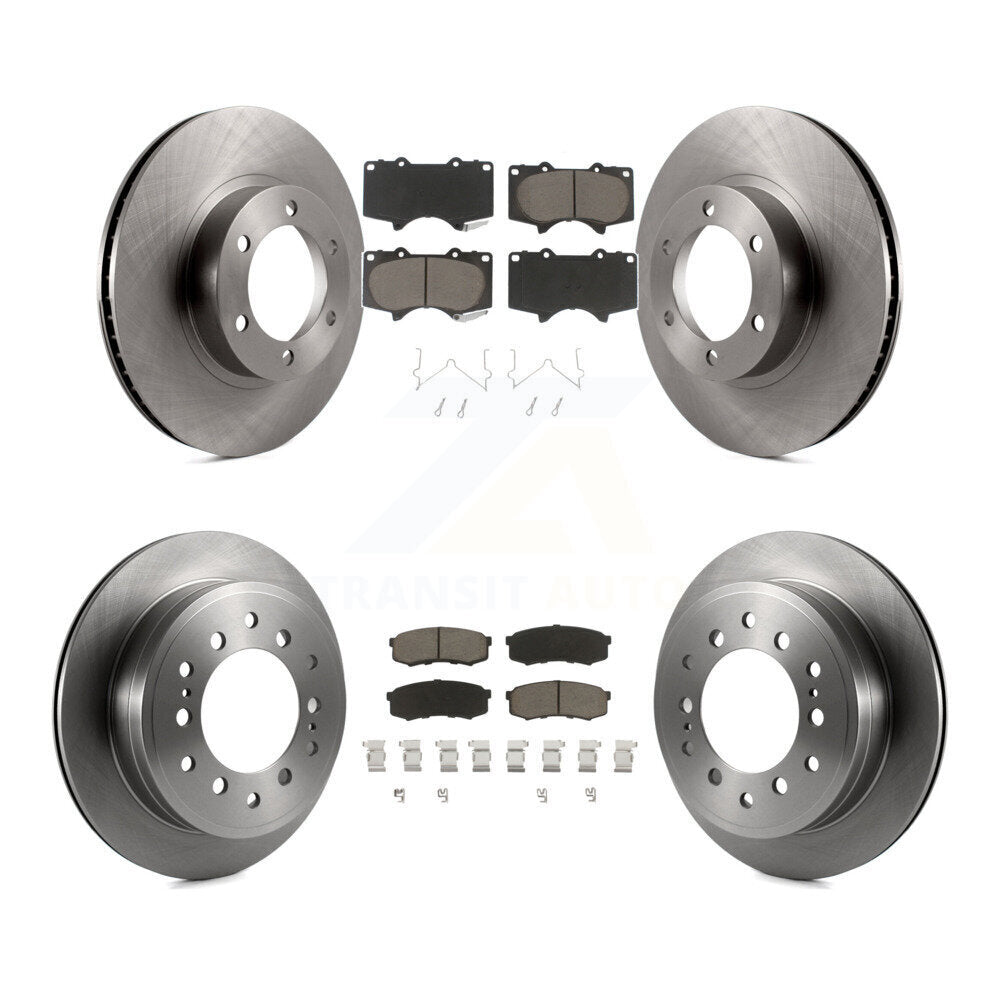 Kit de rotors de frein à disque avant et arrière et plaquettes en céramique, pour Toyota 4Runner Lexus GX47