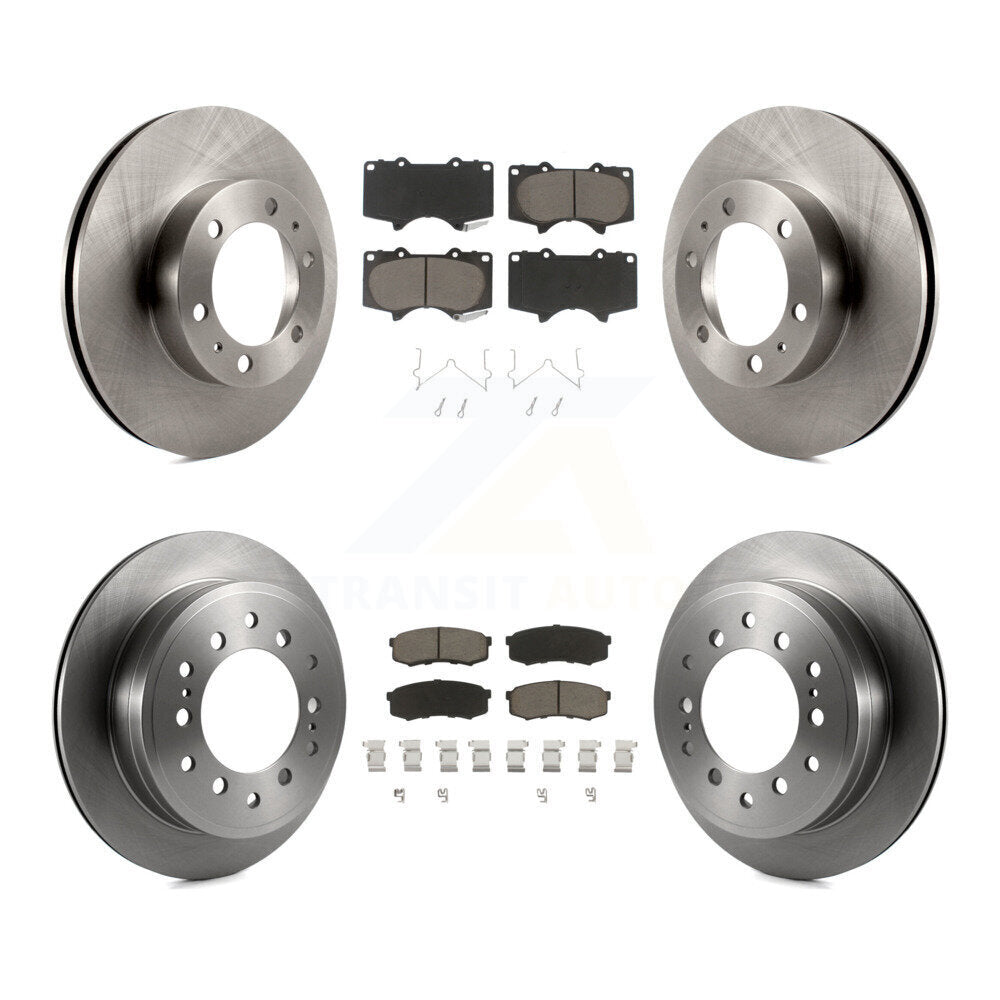 Kit de rotors de frein à disque avant et arrière et plaquettes en céramique, pour Toyota 4Runner FJ Cruiser