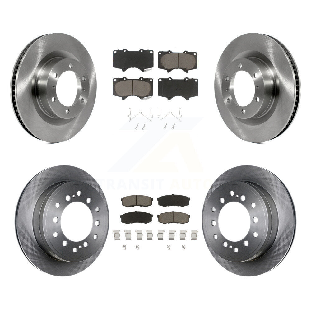 Kit de plaquettes de frein en céramique, Rotors avant et arrière, pour Toyota 4Runner Lexus GX46 2010 – 2023