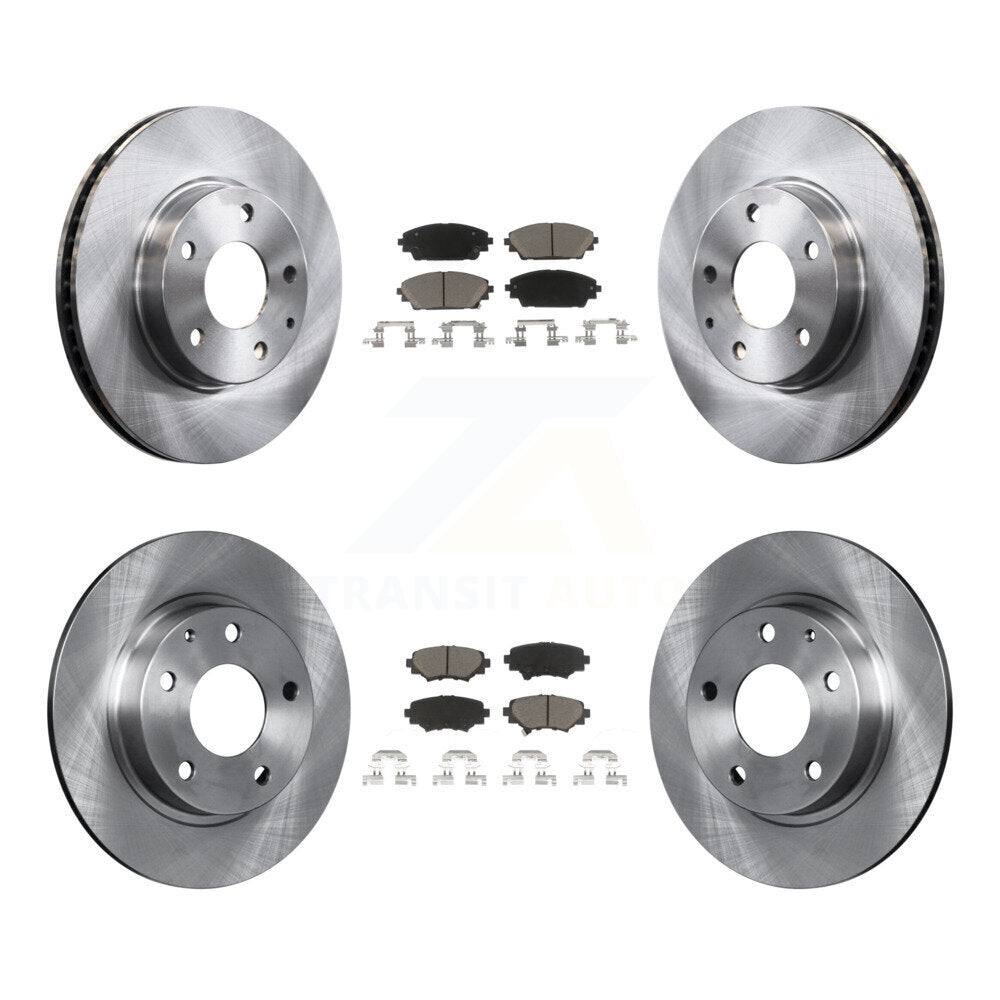 Kit de rotors de frein à disque avant et arrière et plaquettes en céramique pour Mazda 3 Sport K8C-101439
