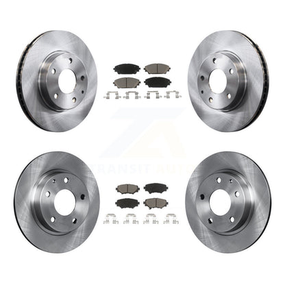 Kit de rotors de frein à disque avant et arrière et plaquettes en céramique pour Mazda 3 Sport K8C-101439