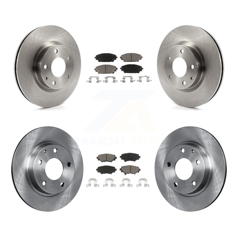 Kit de rotors de frein à disque avant et arrière et plaquettes en céramique pour Mazda 3 Sport K8C-101440