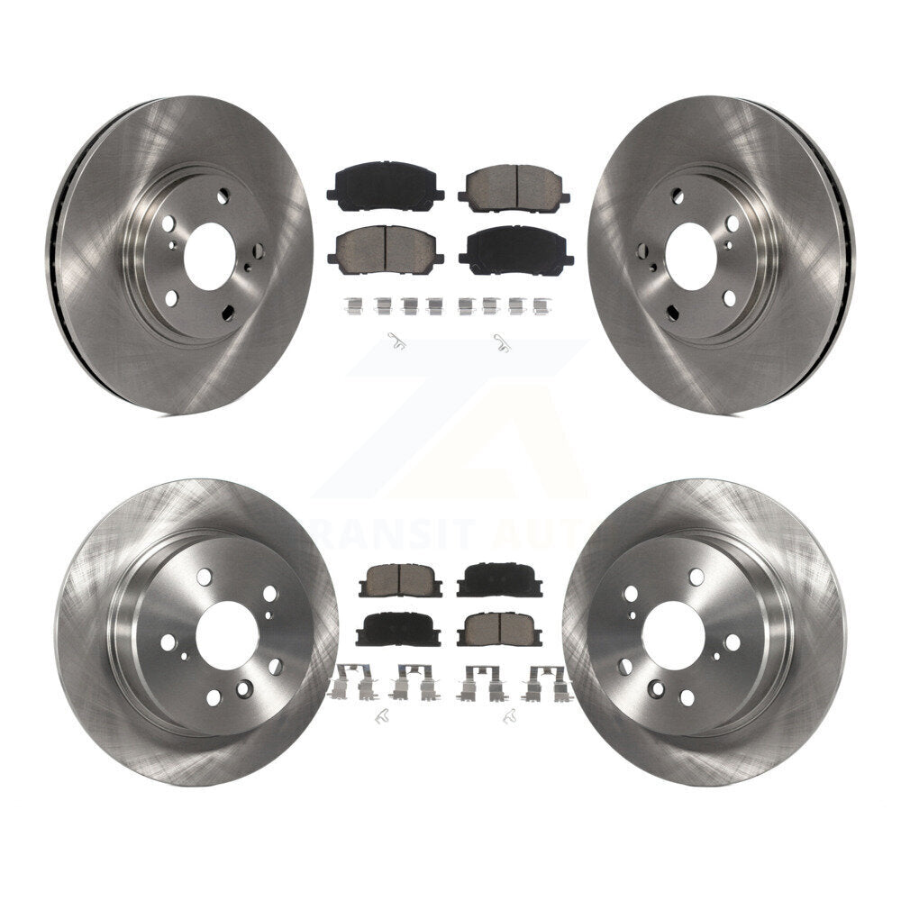 Kit de plaquettes en céramique pour rotors de frein à disque avant et arrière, pour Toyota Highlander AW 2001 – 2003