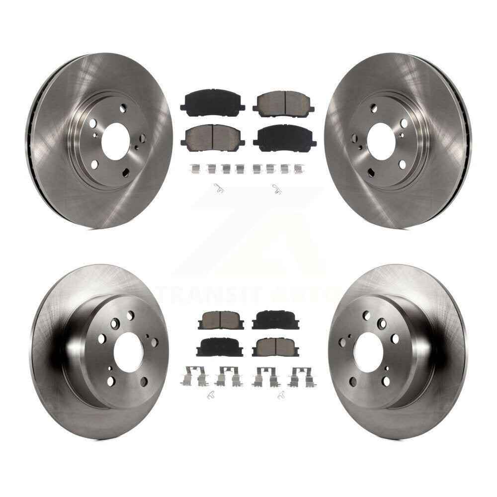Kit de plaquettes en céramique pour rotors de frein à disque avant et arrière, pour Toyota Highlander FW 2001 – 2003