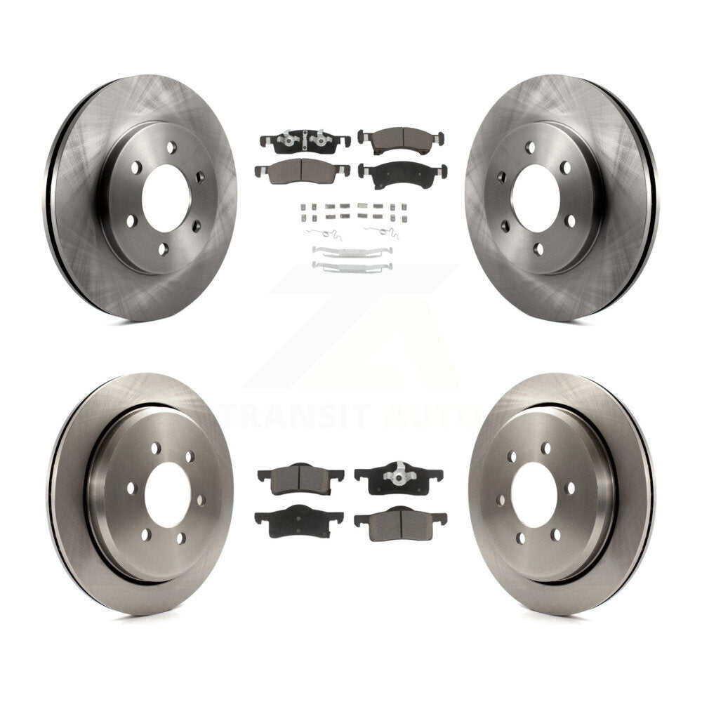 Kit de rotor de frein avant et arrière et plaquettes en céramique pour Ford Expedition Lincoln Navigato